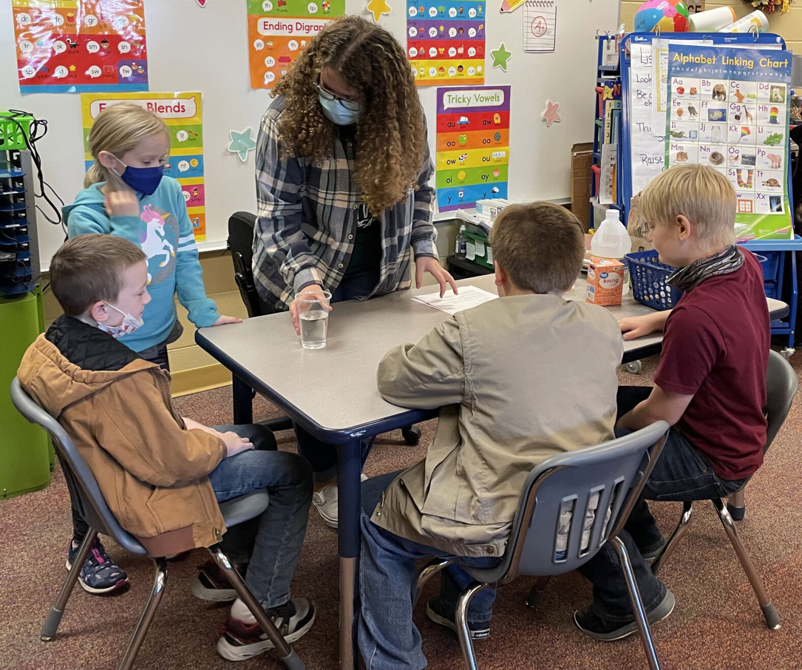 Rushville FFA visits MES
